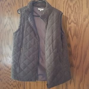 Women's large corduroy vest